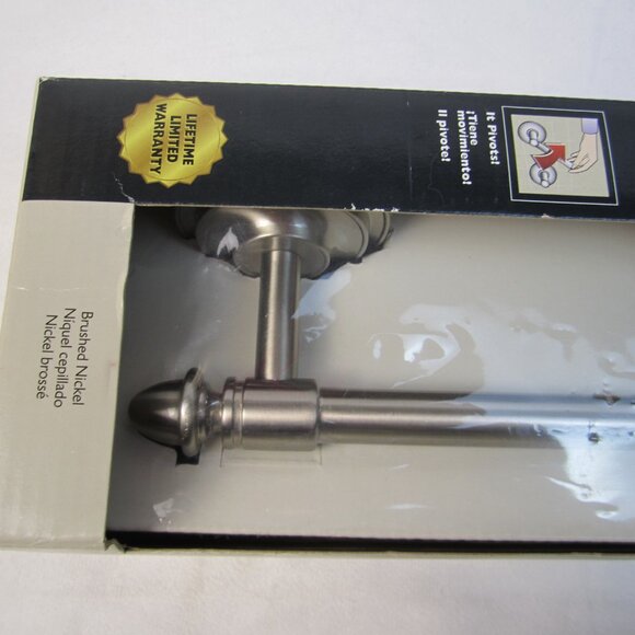 Moen Stockton Pivoting Toilet Paper Holder BRUSHED NICKEL DN4108BN - New(Other) - Picture 4 of 12